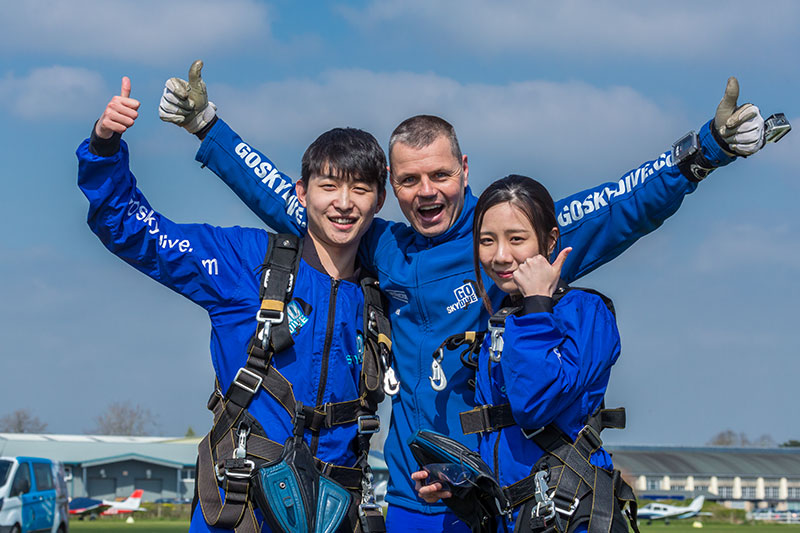 skydiving in the UK